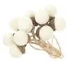 Vases 10 Pcs Halloween Garland Felt Acorn Bunches Festival Pendents Lovely Christmas Pendants White Scene Decors