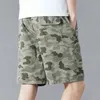 Herren -Shorts Camouflage Casual Shorts für Herren Y2K Sportshorts für Outdoor -Herren, die entspannende und angemessene übergroße Brett -Shorts J240409 laufen