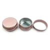 Bouteilles de rangement 100pcs 10g 15g 30g Mini Mini Mini Rose Gold Gold Aluminium Jar Pot Nail Art Makeup LIP BLOSH