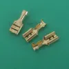 50PCs 6.3mm 4.8mm 2.8mm 2.2mm Crimp Terminal Female Spade Connector