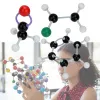 Molekylär modell organisk /oorganisk struktur kit lämpliga för gymnasieelever lärare DIY Building Toys 267 st