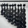 11a Body Wave Hair Bundles luxe maagdelijk haar zijde onbewerkte menselijke haarverlengingen Peruaanse Indiase Maleisische Cambodjaanse Braziliaanse zwarte natuurlijke kleur