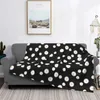 Blankets Couch Decor Fresh Style Sunflower Chrysanthemum Flower Blanket Love Gifts Super Soft Anti-pilling Flannel Throw