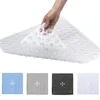 Banho tapetes de tapetes massagem PVC Tapetes de banheiro Safety chuveiro Anti deslizamento da banheira da almofada de pé com xícara de sucção piso