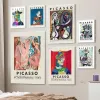 Picasso abstract Lady Color Block Mur Art toile peinture affiches nordiques et imprimés photos murales pour décor de chambre à coucher de salon