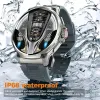 2024 Novo Sports Smart Watch Men 710 Mah Big Battery 400+ Dial Pressão arterial Oxigênio Smartwatch original para Android iOS