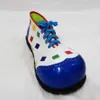 34cm Puntos azules Big Circus Clown Shoes Cartoon Cosplay Accesorios Comic Joker Cosplay Funny Wear Unisex One Size Party Favors