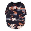 Hondenkleding sweatshirt shirt kattenkleding puppy kostuums voor kleine medium honden camouflage camouflage huisdier kledingvoorraden