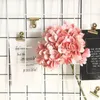 Decorative Flowers Home Decor Bouquet Living Room Wedding Party Decoration Peony Hydrangea Artificial Fake Flower