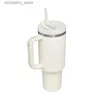 Кружки розовый фламино 40 унций гаситель H2.0 Coffee Cups Cups Outdoor Campin Travel Car Cup Cup Tumblers Cups с силиконовой ручкой Day Day Ift 1 1 Тот же L49