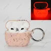 Night Glow Protective Case, fluorescerande silikonmjukt skal med blommigt tryck AirPods Shell Protective Case for Apple Earphones 1 2 3 Pro Trådlösa hörlurar