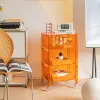 Nordic Simple Small Cart Storage Rack Household Living Room Small Side Table Storage Cabinet Kitchen Snacks Storage Cabinet