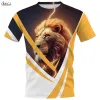 Cloocl Harajuku Summer T Roomts Tiger Stripe Splicing Cool Graphic 3D -печатные футболки с коротким рукава