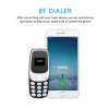 Tragbares Mobiltelefon BM10 Pocket Tiny Tastatur MP3/4 Dual SIM Bluetooth World Kleinstes Telefon entsperrtes L8star BM10 Mini -Telefon