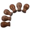 Rideau accessoires vénitiens pendentifs en bois 6pcs (marron) cordon de traction décoration suspendue