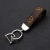 Car Keychain, Car Logo, Personalized and Creative Keyring, Metal Key Pendant, Leather