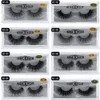 Eyelashes 3D 17 estilos que vendem 1Pairlot Full Strip Falselash Sylehash Longa de grossa de várias camadas individuais 22291776