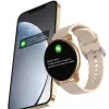 2024 Bluetooth Call Women Smart Watch Android iOSのスマートウォッチを防水フルタッチブレスレットレディースギフト用