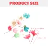 Decorative Flowers Dried Small Star Head DIY Crystal Glue Without Pole Glass Ball Filling Color Pink For Resin Little Dry Making