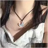 Chaines Collier de filles Lock sécurisé Feme INS Étudiants tous correspondent à un niveau d'apparence élevée Boudoir simple miel