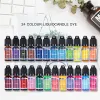 10 ml Epoxidharzpigmente 24 Farben Kerzenfarbstoff Farbdiy Soja Wachs Bienenwachs Aromath Seifenfarbe handgefertigtes Handwerk Making Supplies