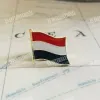 Yémen National Flag brodery Patches Badge Bouclier et Pin de forme carrée