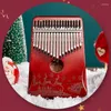 Decorative Figurines Zani 17 Keys Kalimba Thumb Finger Piano Wooden Musical Instrument Marimba Christmas Gift For Music Lover Children Begin