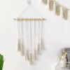 Tapestres pendurados na parede de tapeçaria decoração Diy PO Frame Post Storage Armazenamento artesanal BOHEMIAN Etnic Chic Tassel