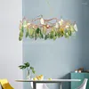 Lampadiers Bellissimo illuminazione agata decorazione per soggiorno camera da letto altezza del ristorante lampada colorata regolabile include la lampadina