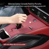Para Porsche Cayenne Macan Panamera Car Center Console Pad Protetor de silicone Anti Scratch Mat Storage Storage Acessórios