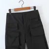 Fashion Cotton Utility Baggy Pocket Pants Wholesale High Waist Women Black Cargo Fitness Legging Skinny Casual