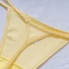 Mutandine sexy per inframole di alta qualità Tessuto perlescente T-back Elastic Women Brief Breve biancheria intima Lingerie traspirante S-XL