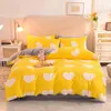 Bedding Sets Autumn And Winter Milk Fiber Four-Piece Carved Baby Fleece Fitted Sheet Bed Quilt Cover