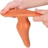 Grande silicone liquido dildo anale bott si spinge morbido massaggio vagina stimolazione giocattoli sessuali per donne uomini gay masturbazione adulti giochi per adulti - at42