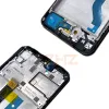 För Motorola Moto G50 5G LCD Display Pekskärm Digitizer Assembly med ram för Moto G50 5G Reparationsreparationsdelar 6.5 "