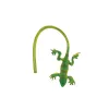 Exagerado Green Gecko Frog Animal Brincos femininos sem orifício sem orifício Novo jóias de garotas de grãos de ossos engraçados da orelha