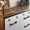 WV dressers closet kitchen Cabinet Door Handles Antique Cupboard Gold Drawer Shoe Wardrobe Handles Wine Knob Pulls Hardware