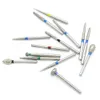 50pcs Serie TF Accordata Fine piatta Dental Dental Diamond BURS PROPRIETÀ DEGLI TEETH ALTA SCHENIO FG Dia Dia 1,6 mm Materiali di odontoiatria