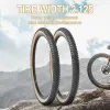 Zukka 1 -piece bergbruine zijfietsband 20/22/20/26/27,5/29 inch sterke grip fietsband voor MTB mountainbicycle fietsband