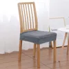 Cubiertas de silla Elástico Repelente al asiento Cubierta de sillas de color sólido Caja de lavable para el hogar sin protector de muebles de respaldo de respaldo