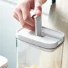 Botellas de almacenamiento 1 PC Caja de comida sellada con tapa Sello de plástico transparente Sello para cereales de cocina frijoles secos