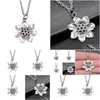 Hangende kettingen 1 stks bloemen ketting auto accessoires sieraden cadeau keten lengte 43 5 cm drop levering hangers otaq7