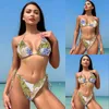 Designer Bikini Badebadeanzüge für Frauen Set sexy klare Gurt Luxurys Badeanzug Sterne Form Swimwears Damen Badeanzug Schwimmanzug Strandkleidung Frauen Frauen