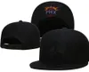 American Basketball „Suns” Snapback Hats 32 Drużyny luksusowe projektantów finałów szafka na szatnię Casquette sportowy pasek kapeluszowy snaptowne regulowane czapkę a0