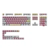 Tillbehör Pudding KeyCaps PBT PC Material OEM Profile RGB Backlight för mekaniskt spel Keyboard MX Blue Big Set JCM Original Design