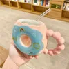 Tasses doux dessin animé beignet en céramique tasse créative cadeau de paille pour petite amie mignonne grande capacité avec