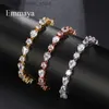 Bangle Emmaya Luxury AAA Zircon Element 3 Färg Österrikisk Crystal Armband Womens Love Gift Party Fashion Jewelry YQ240409