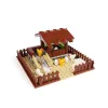 Новый куриный кубичный животный Henhouse Farm Moc Chick Charge Blocks сцены ранчо кирпичники куриные яйца, совместимые с Lego