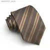 TIE TIE TEE COLLE COMMERCIALE FORMALE KHAKI CAFFAGNE CAFFACHI CAFFERMARE COLLARE PROFESSITÀ COLLARE TRATTO FATTO 8 CM WILDQ