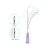 10st Medical Sterile Microcannula 18G 21G 22G 23G 25G 27G 30G 50mm 70mm Blunt Tip Micro Cannul Needle For Hyaluronsyra